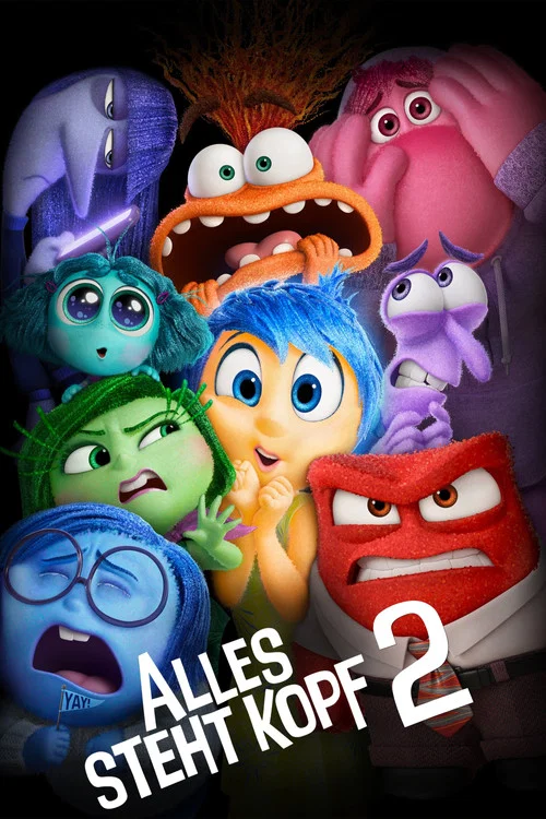 Inside Out 2 animated kids movie poster